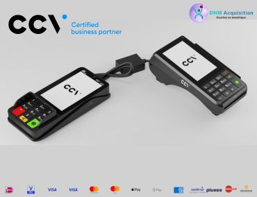 Terminal de paiement Bancontact en 2 partie, CCV